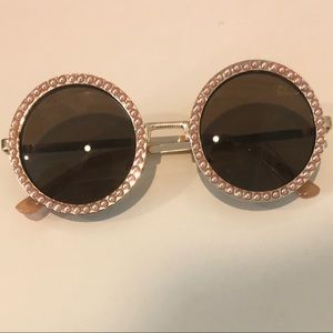 Betsey Johnson Round Sunglasses